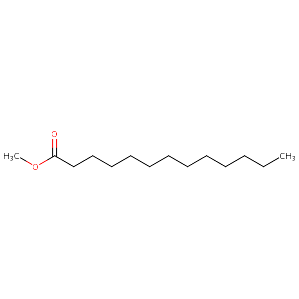 Methyl tridecanoate structural formula