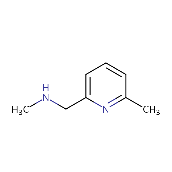 Methyl(6-methyl-2-pyridylmethyl)amine structural formula