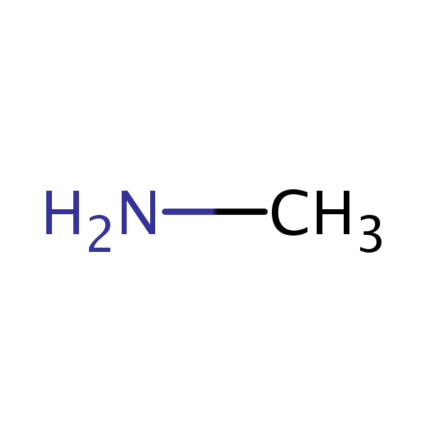 Methylamine structural formula