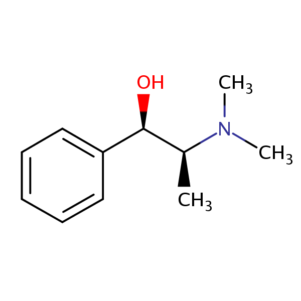 Methylephedrine structural formula