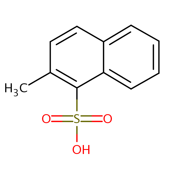 Methylnaphthalenesulphonic acid structural formula