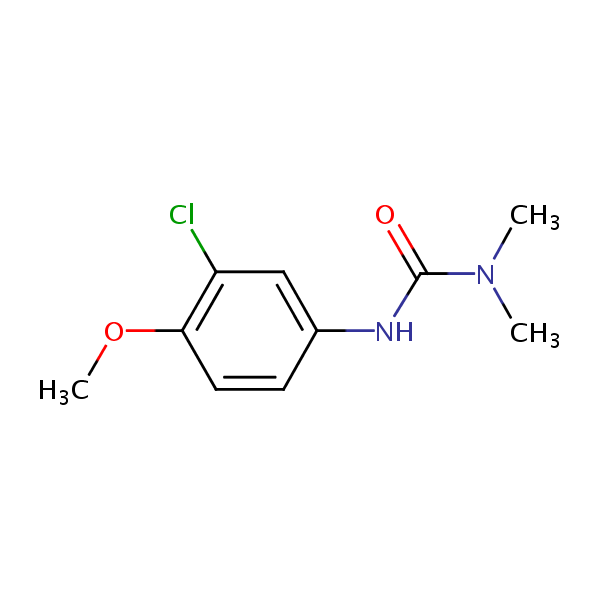 Metoxuron structural formula