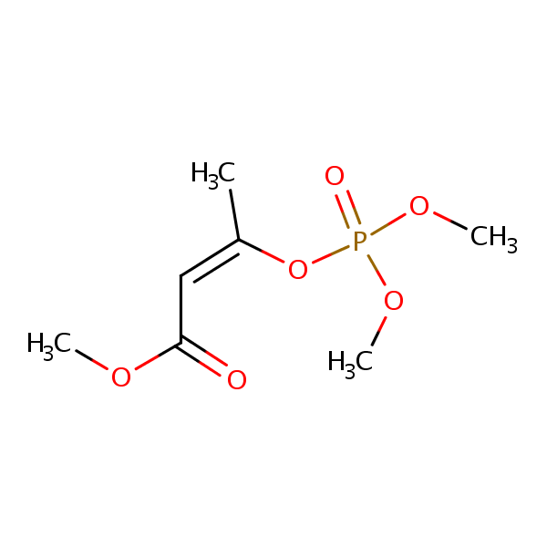 Mevinphos structural formula