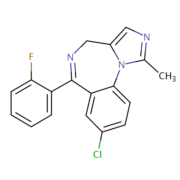 Midazolam structural formula