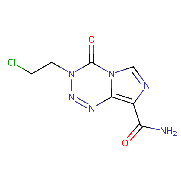 Mitozolomide structural formula