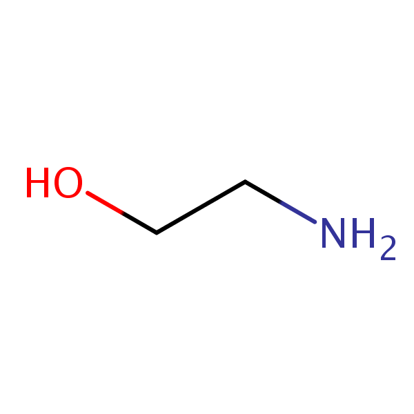 Monoethanolamine structural formula