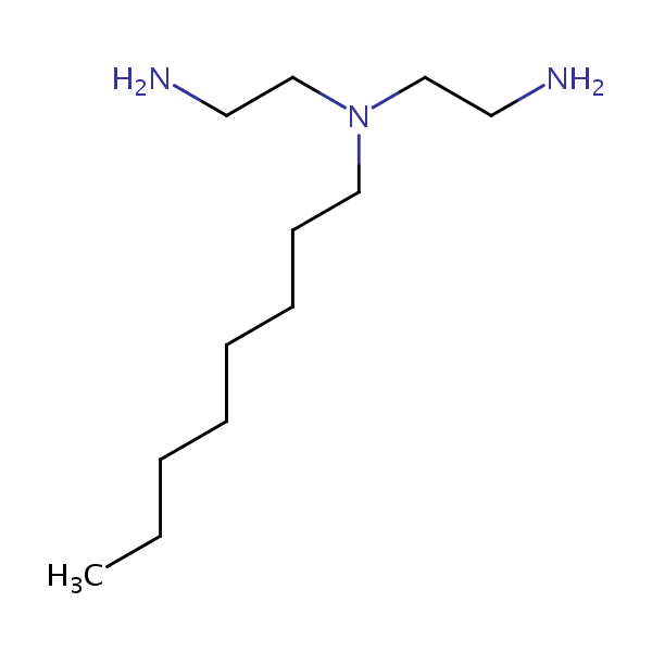 N-(2-Aminoethyl)-N’-octylethylenediamine structural formula