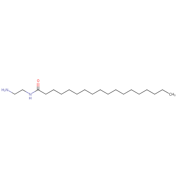 N-(2-Aminoethyl)stearamide structural formula