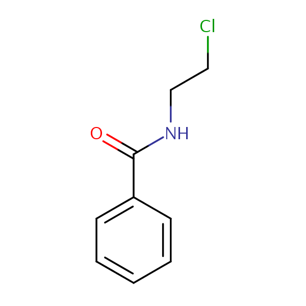 N-(2-Chloroethyl)benzamide structural formula