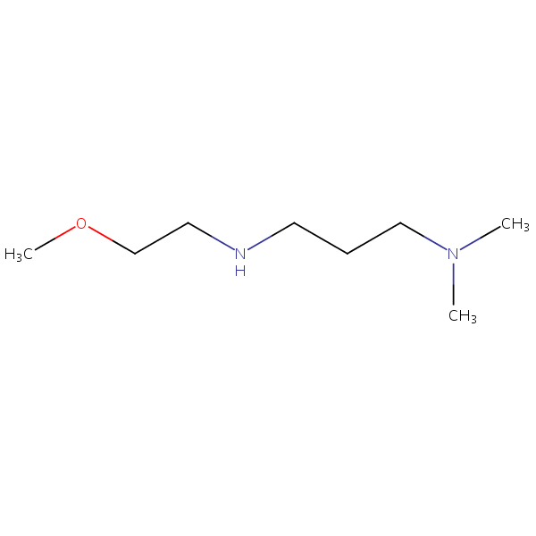 N’-(2-Methoxyethyl)-N,N-dimethylpropane-1,3-diamine structural formula