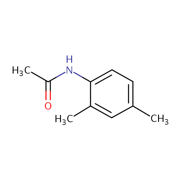 N-(2,4-Dimethylphenyl)acetamide structural formula