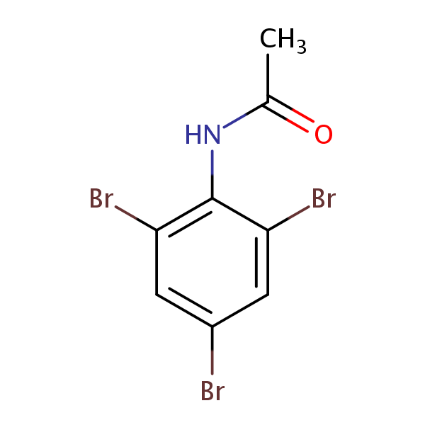 N-(2,4,6-Tribromophenyl)acetamide structural formula