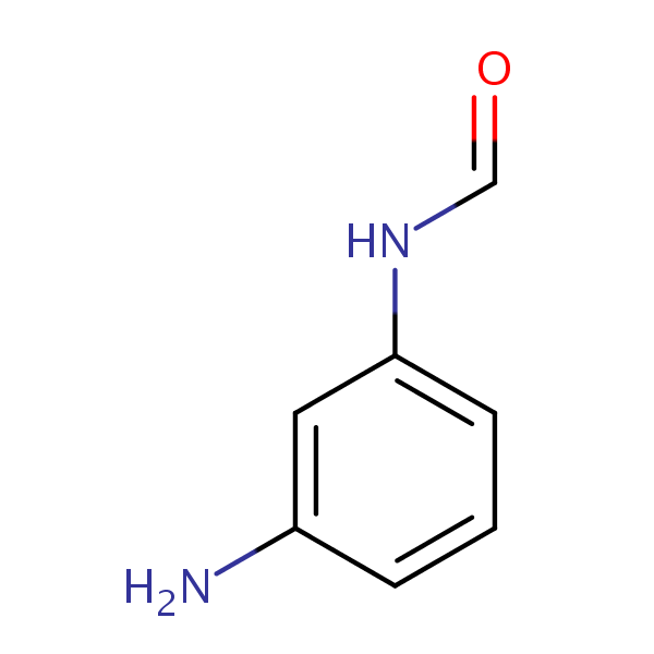 N-(3-Aminophenyl)formamide structural formula