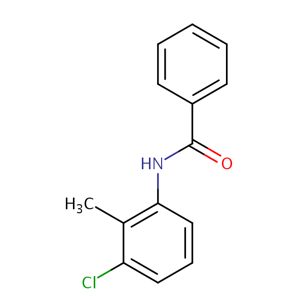 N-(3-Chloro-o-tolyl)benzamide structural formula