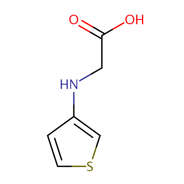 N-3-Thienylglycine structural formula