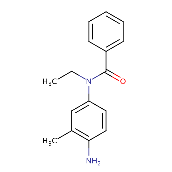N-(4-Amino-m-tolyl)-N-ethylbenzamide structural formula