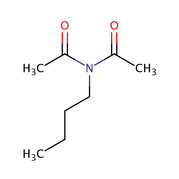 N-Acetyl-N-butylacetamide structural formula