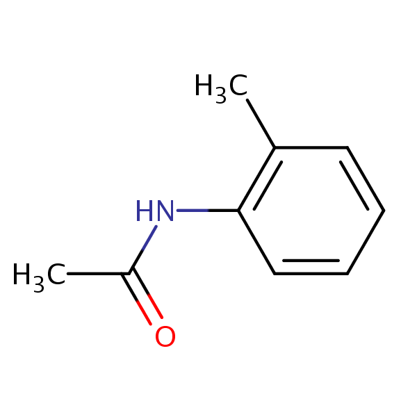 N-Acetyl-o-toluidine structural formula