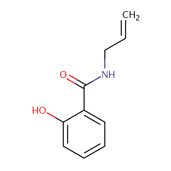 N-Allylsalicylamide structural formula