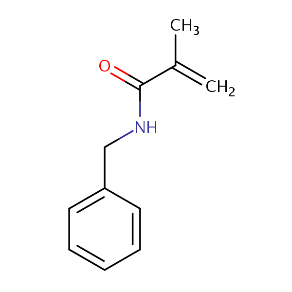 N-Benzylmethacrylamide structural formula