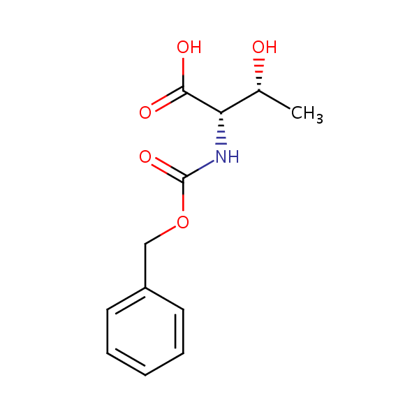 N-((Benzyloxy)carbonyl)-L-threonine structural formula