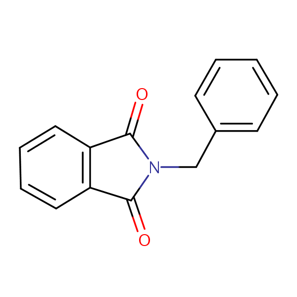 N-Benzylphthalimide structural formula