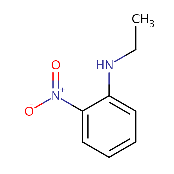 N-Ethyl-2-nitroaniline structural formula