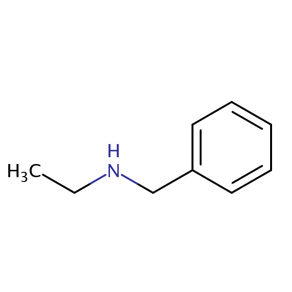 N-Ethylbenzylamine structural formula