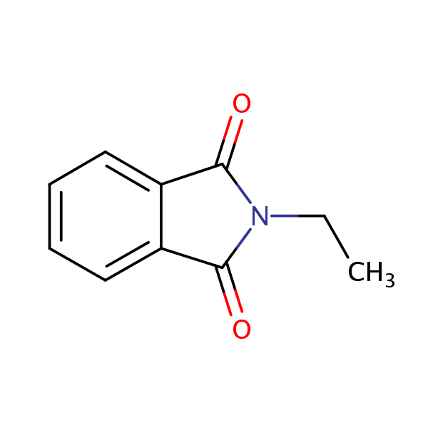 N-Ethylphthalimide structural formula