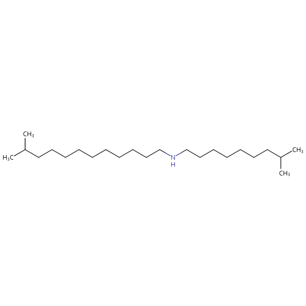 N-Isodecylisotridecylamine structural formula