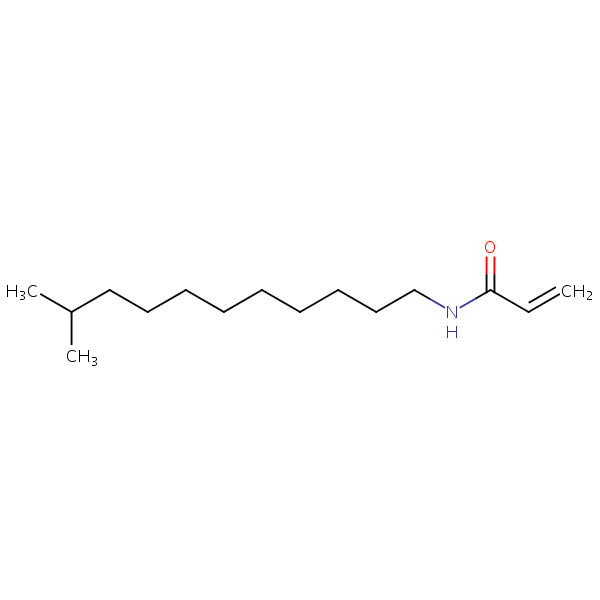 N-Isododecylacrylamide structural formula