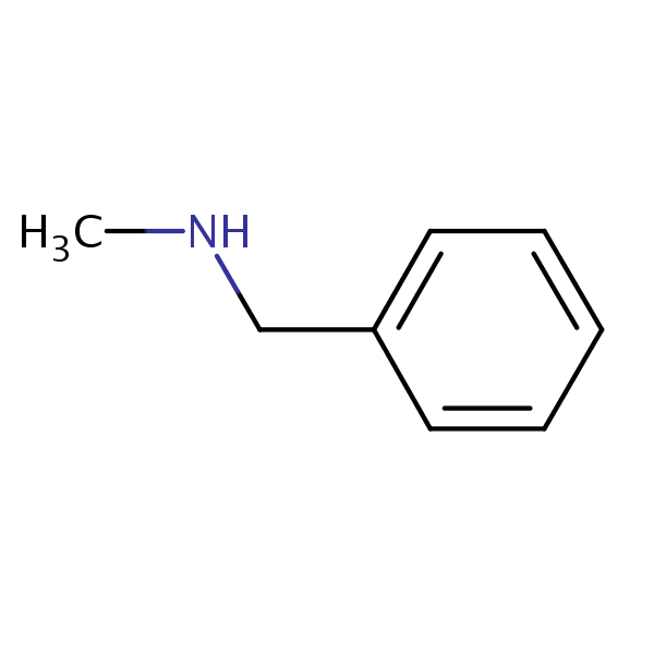 N-Methylbenzylamine structural formula