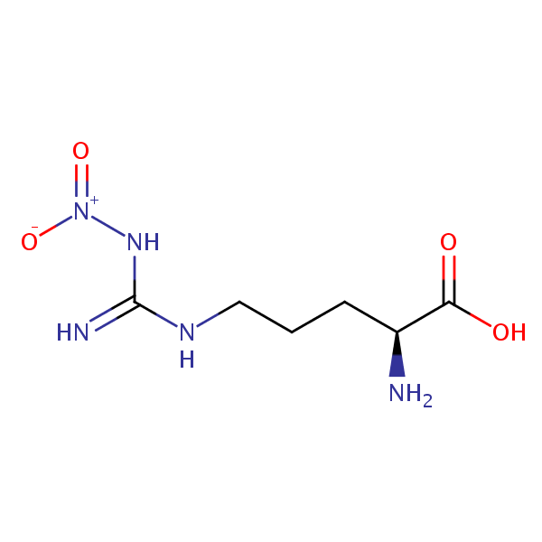 N-Nitro-L-arginine structural formula