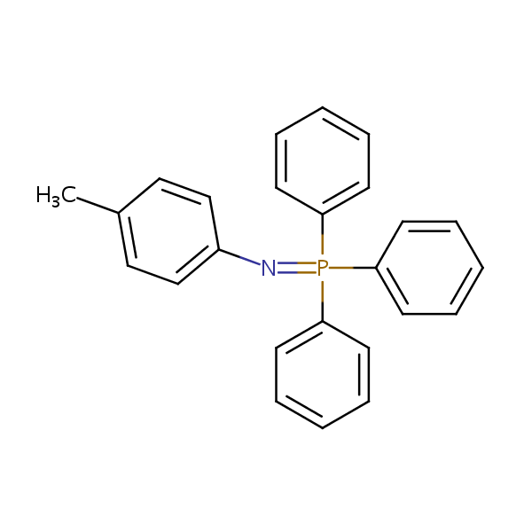N-(Triphenylphosphoranylidene)-p-toluidine structural formula