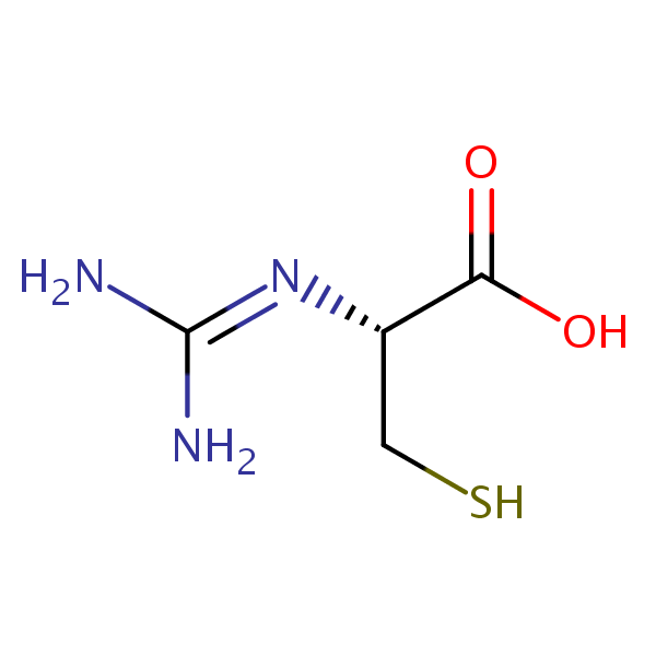 N-guanylcysteine structural formula