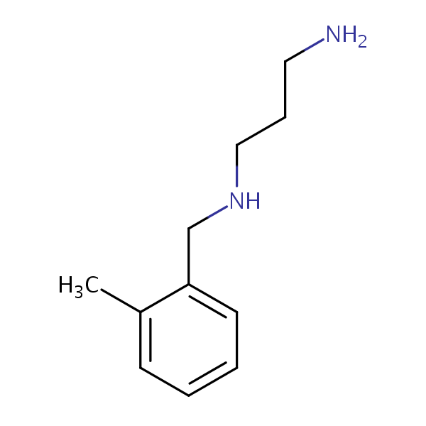N-((o-Tolyl)methyl)propane-1,3-diamine structural formula