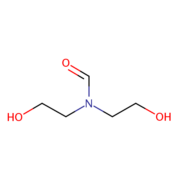 N,N-Bis(2-hydroxyethyl)formamide structural formula