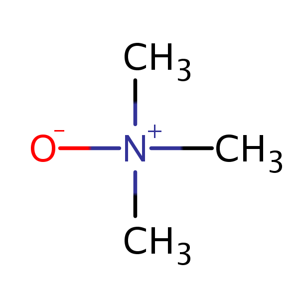 N,N-Dimethyl-methanamine-N-oxide structural formula
