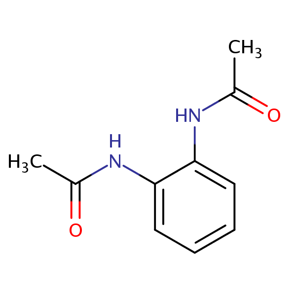 N,N’-(o-Phenylene)di(acetamide) structural formula