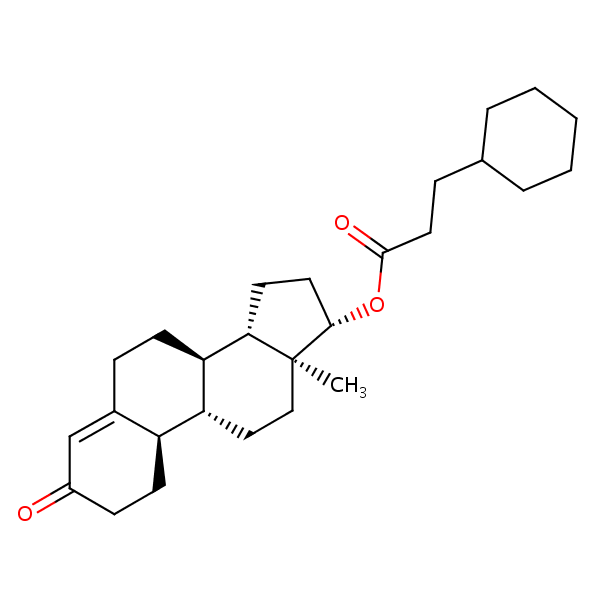 Nandrolone cyclohexylpropionate structural formula