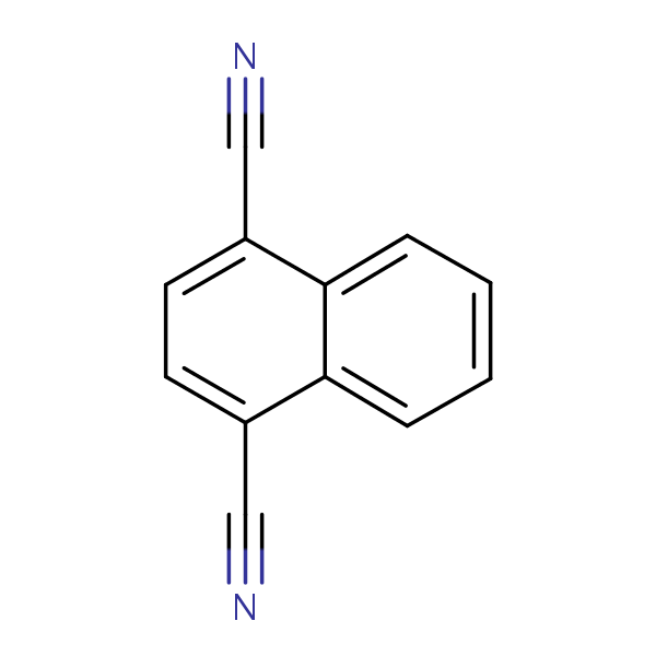 Naphthalene-1,4-dicarbonitrile structural formula