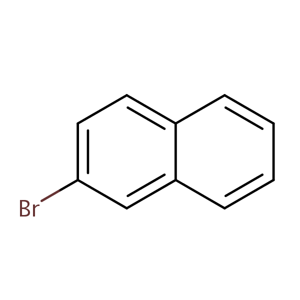 Naphthalene, 2-bromo- structural formula