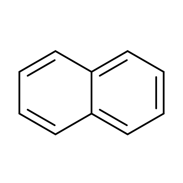 Naphthalene structural formula