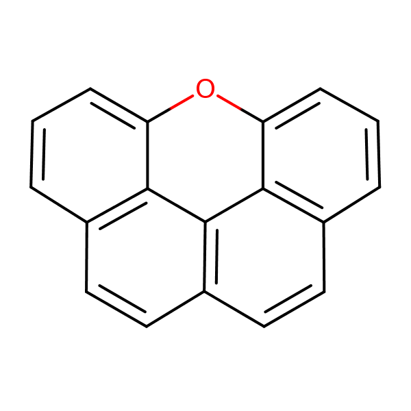 Naphtho(2,1,8,7-klmn)xanthene structural formula