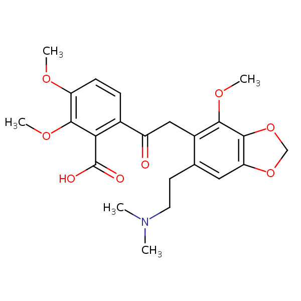 Narceine structural formula