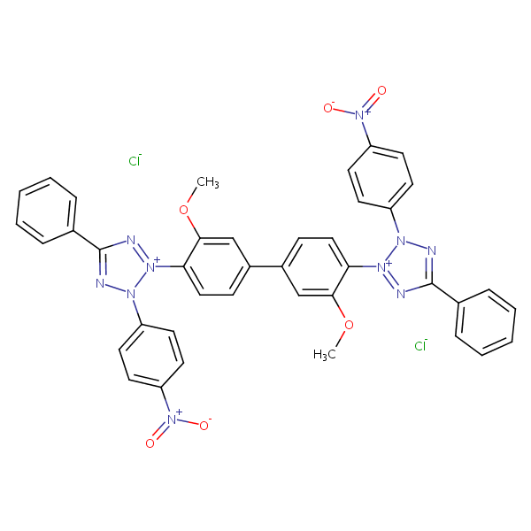 Nitroblue tetrazolium dichloride structural formula
