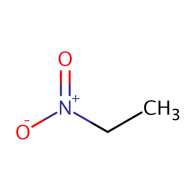 Nitroethane structural formula