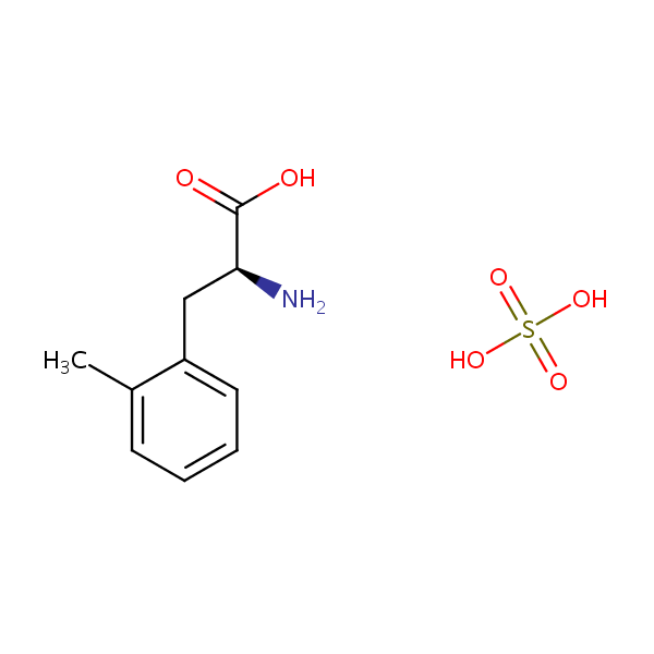 O-Methyl-3-phenyl-L-alanine hydrogen sulphate structural formula