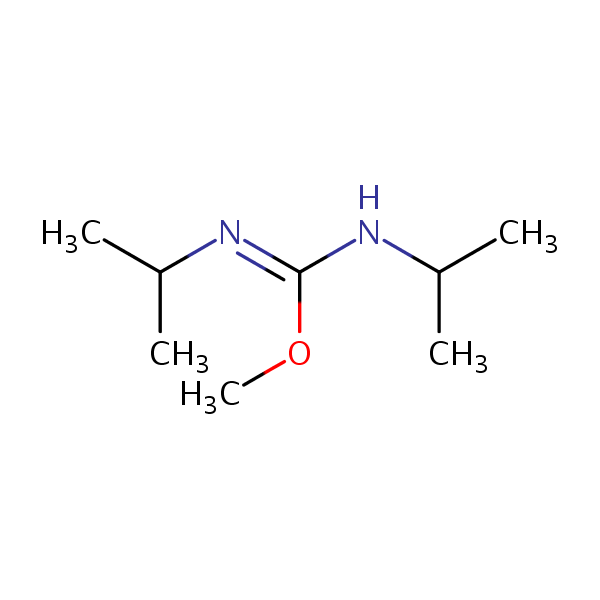 O-Methyl-N,N’-diisopropylisourea structural formula
