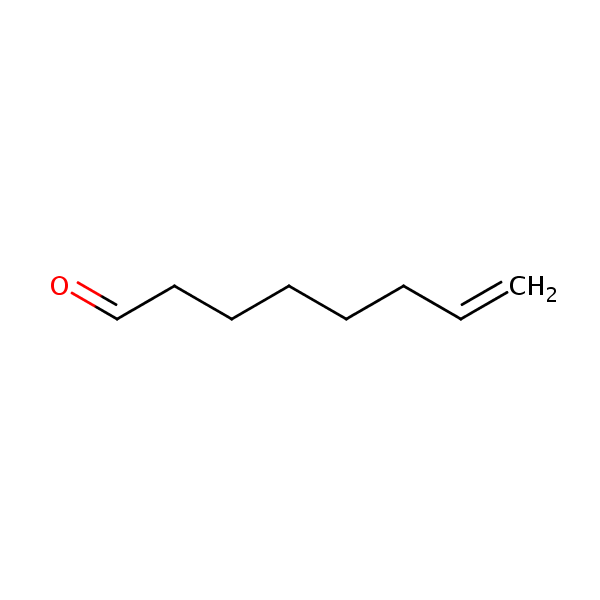 Oct-7-enal structural formula